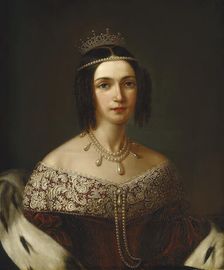 Josefina, 1807-1876, Queen of Sweden and Norway, Princess of Leuchtenberg, 1841. Creator: Sophie Adlersparre