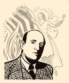 Josep Maria de Segarra Castellarnau (1894-1961). Catalan writer. Drawing, 1934