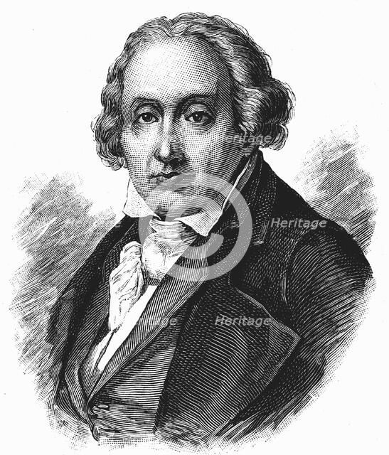 Joseph Marie Jacquard (1752-1834), French silk-weaver and inventor. Artist: Unknown