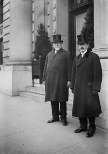 Joseph Maull Carey, Rep. from Wyoming, left, with Governor McGovern of Wisconsin, 1912. Creator: Harris & Ewing