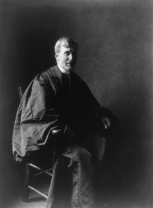 Joseph McKenna, Associate Justice, Supreme Court, full-length portrait, seated, facing right, c1906. Creator: Frances Benjamin Johnston