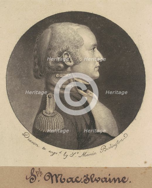Joseph McIlvaine, 1798-1799. Creator: Charles Balthazar Julien Févret de Saint-Mémin.