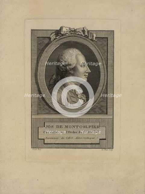 Joseph Michel Montgolfier (1740-1810), c. 1790.