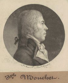 Joseph Mouchet, 1798. Creator: Charles Balthazar Julien Févret de Saint-Mémin