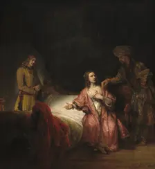 Joseph accused by Potiphar's wife, 1655. Creator: Rembrandt Harmensz van Rijn