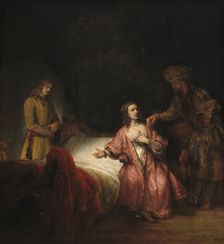 Joseph accused by Potiphar's wife, 1655. Creator: Rembrandt Harmensz van Rijn
