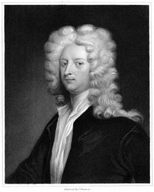 Joseph Addison (1672-1719), English essayist, poet, playwright and politician, 1836. Artist: J Thomson