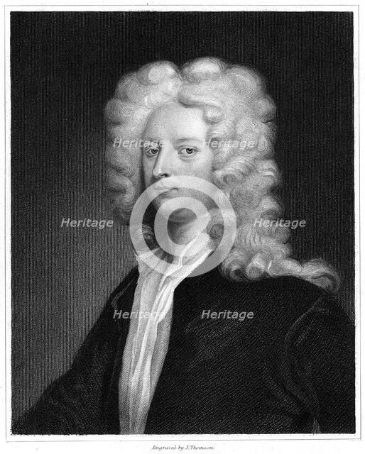 Joseph Addison (1672-1719), English essayist, poet, playwright and politician, 1836. Artist: J Thomson