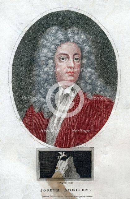 'Joseph Addison', English politician and writer, 1796.Artist: J Chapman
