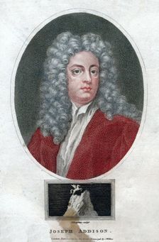 Joseph Addison English politician and writer, 1796.Artist: J Chapman