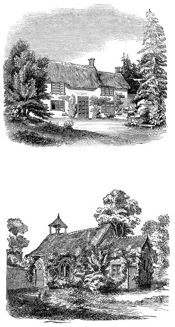 Joseph Addison's birthplace at Milston near Amesbury, Wiltshire. Artist: Unknown