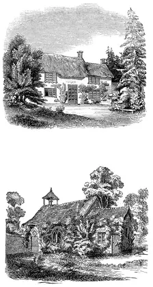 Joseph Addison's birthplace at Milston near Amesbury, Wiltshire