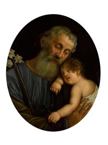 Joseph and child, 1886. Creator: Diodato Massimo