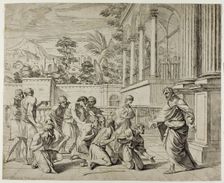 Joseph and his Brethren, c.1657. Creator: Pier Francesco Mola
