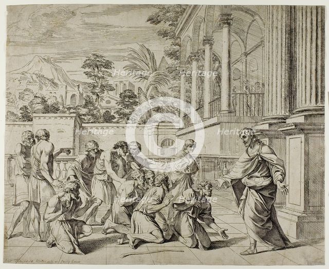 Joseph and his Brethren, c.1657. Creator: Pier Francesco Mola.