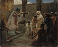 Joseph and his brothers, 1877. Creator: Albert Edelfelt