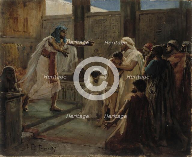 Joseph and his brothers, 1877. Creator: Albert Edelfelt.