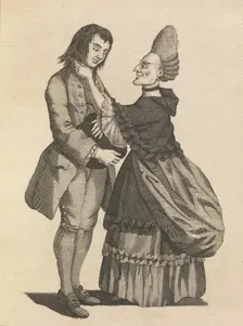 Joseph and His Mistress, May 9, 1771. Creator: Matthew Darly