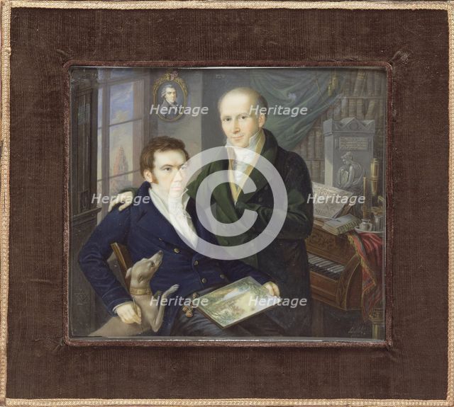 Joseph and Karl August von Klein, ca. 1810-15. Creator: Heinrich Franz Schalck.