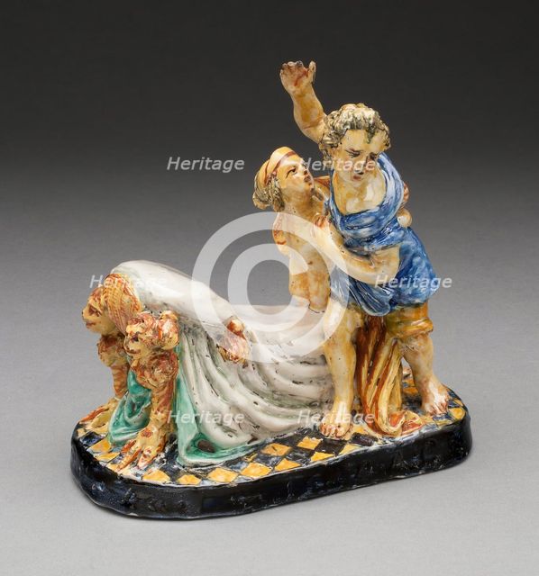Joseph and Potiphar's Wife, Central Italy, 1610/70. Creator: Unknown.