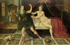 Joseph and Potiphar's Wife, c.1575. Creator: Anon