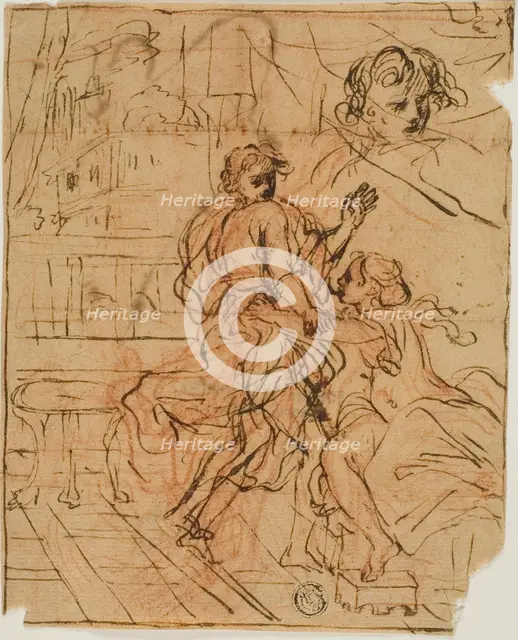 Joseph and Potiphar's Wife, n.d. Creator: Giuseppe Passeri.
