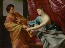 Joseph and Potiphar's Wife, about 1630. Creator: Guido Reni