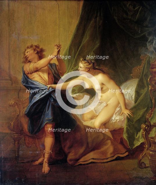 Joseph and Potiphar's Wife. Artist: Bertin, Nicolas (1668-1736)