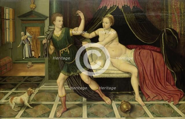 Joseph and Potiphar's Wife, c.1575. Creator: Anon.