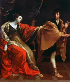 Joseph and Potiphar's Wife c1626. Artist: Guido Reni