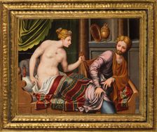 Joseph and Potiphar's Wife. Creator: Penni, Luca (1500/4-1577)