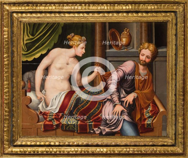 Joseph and Potiphar's Wife. Creator: Penni, Luca (1500/4-1577).