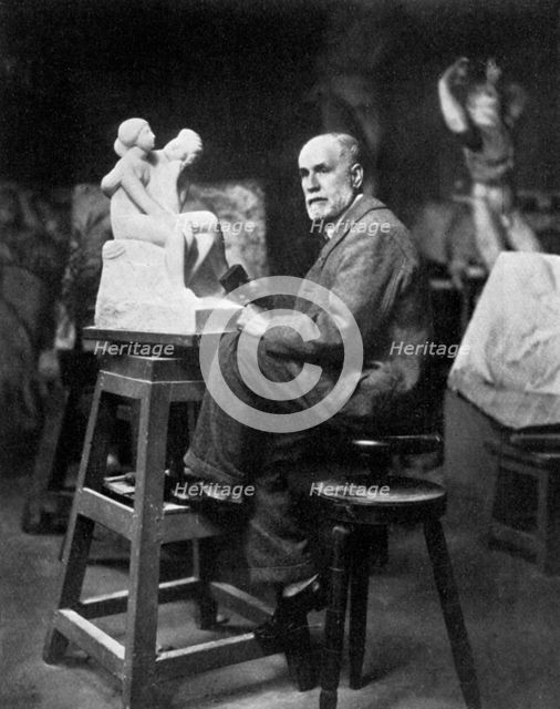 Joseph-Antoine Bernard (1866-1931), French sculptor, 1931. Artist: Unknown