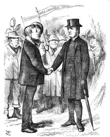 Joseph Arch (1826-1919), English agricultural worker, trade unionist and politician. Artist: John Tenniel