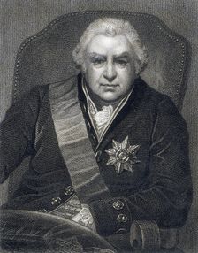 Joseph Banks, President of the Royal Society (PRS), botanist, 1800s. Creator: Thomas Philips