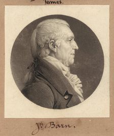 Joseph Barn, 1808. Creator: Charles Balthazar Julien Févret de Saint-Mémin