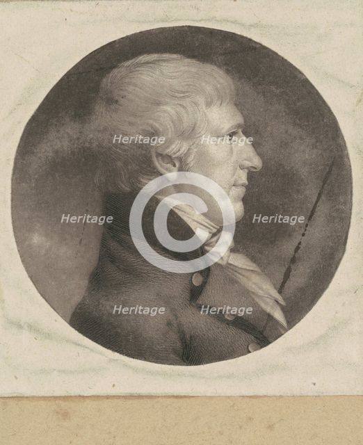 Joseph Barker, 1798-1803. Creator: Charles Balthazar Julien Févret de Saint-Mémin.