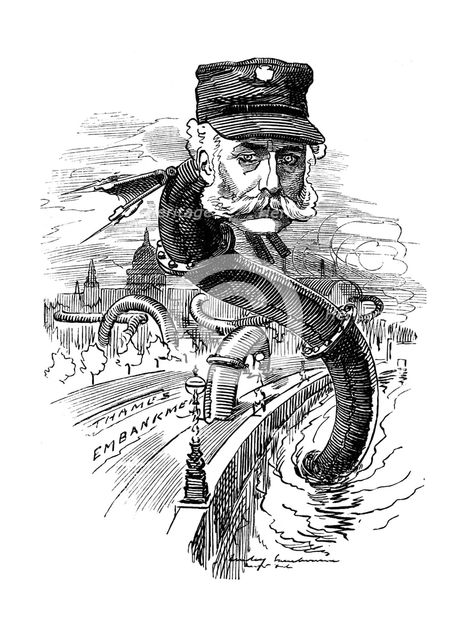 Joseph Bazalgette (1819-1891), English civil engineer, 1883. Artist: Edward Linley Sambourne