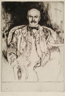 Joseph Benwell Clark, 1910. Creator: William Strang