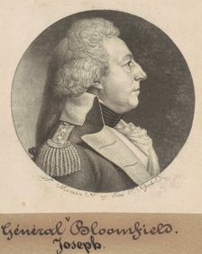 Joseph Bloomfield, 1798. Creator: Charles Balthazar Julien Févret de Saint-Mémin