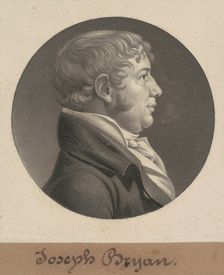 Joseph Bryan, 1805. Creator: Charles Balthazar Julien Févret de Saint-Mémin