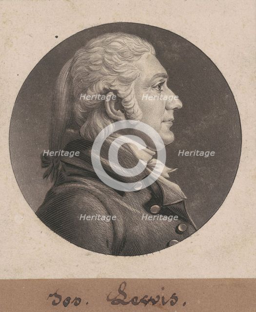 Joseph C. Lewis II, 1805. Creator: Charles Balthazar Julien Févret de Saint-Mémin.