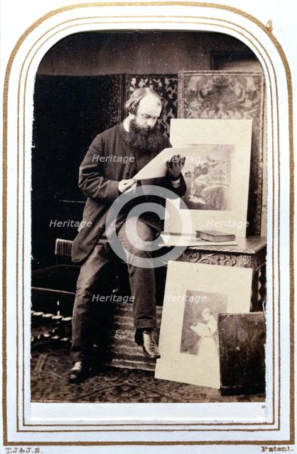 Joseph Cundall, c1860s. Creator: Cundall, Downes & Co.
