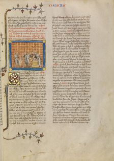 Joseph Cast into the Well, about 1360-1370. Creator: Master of Jean de Mandeville
