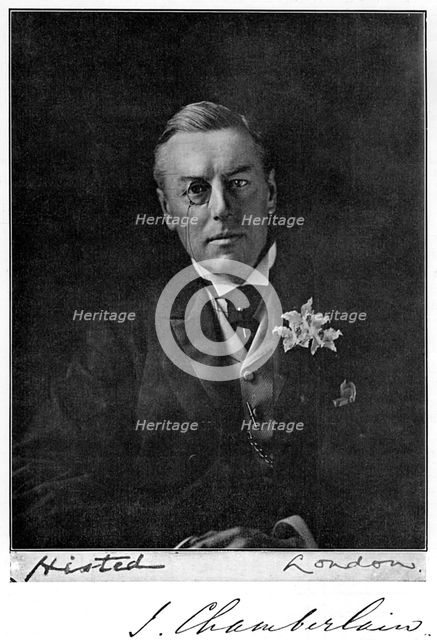Joseph Chamberlain (1836-1914), British businessman, politician and statesman, 1905.Artist: Histed