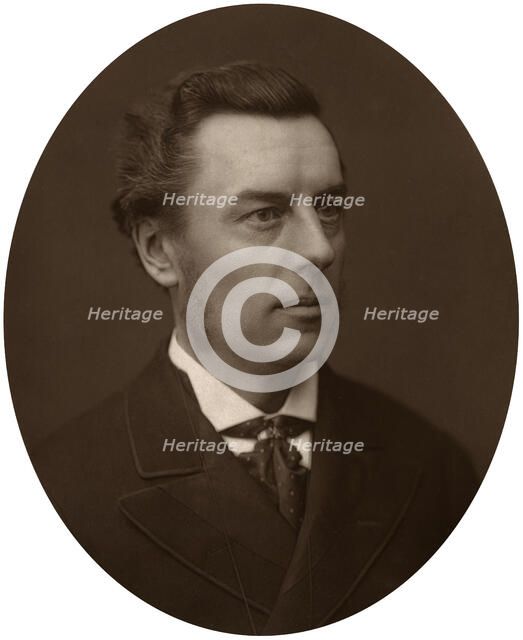Joseph Chamberlain, MP, President of the Board of Trade, 1881. Artist: Unknown