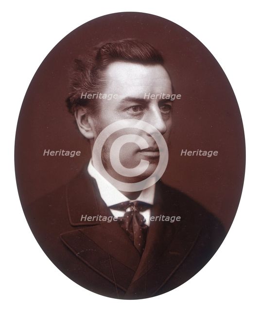 Joseph Chamberlain, MP, President of the Board of Trade, 1881. Creator: Lock & Whitfield.