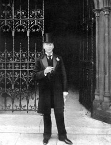 Joseph Chamberlain, British Liberal statesman, c1905.Artist: John Benjamin Stone