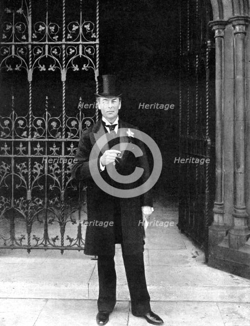 Joseph Chamberlain, British Liberal statesman, c1905.Artist: John Benjamin Stone