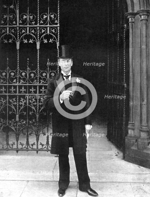 Joseph Chamberlain, British Liberal statesman, c1905.Artist: John Benjamin Stone